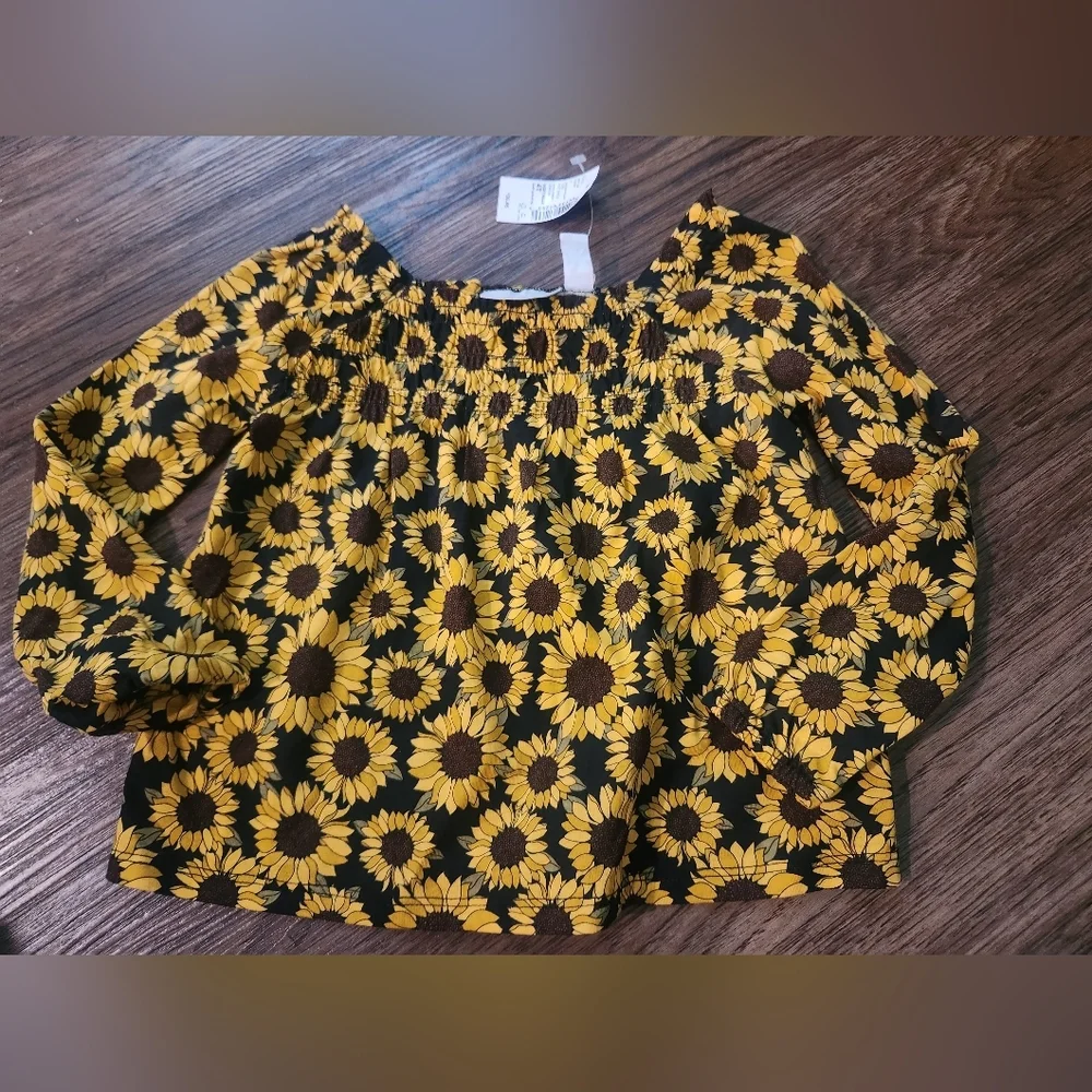 Kids Sunflower Top